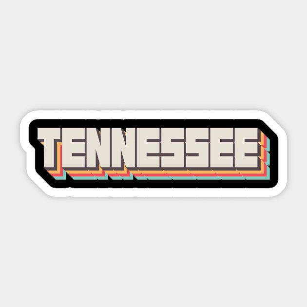 Tennessee State Sticker by n23tees